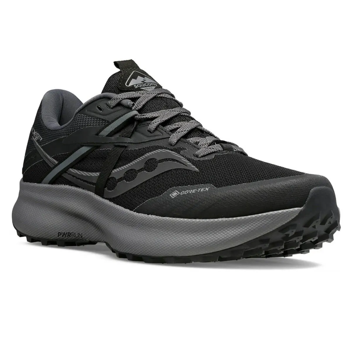 Saucony Ride 15 Tr GTX Mens | Black/Charcoal